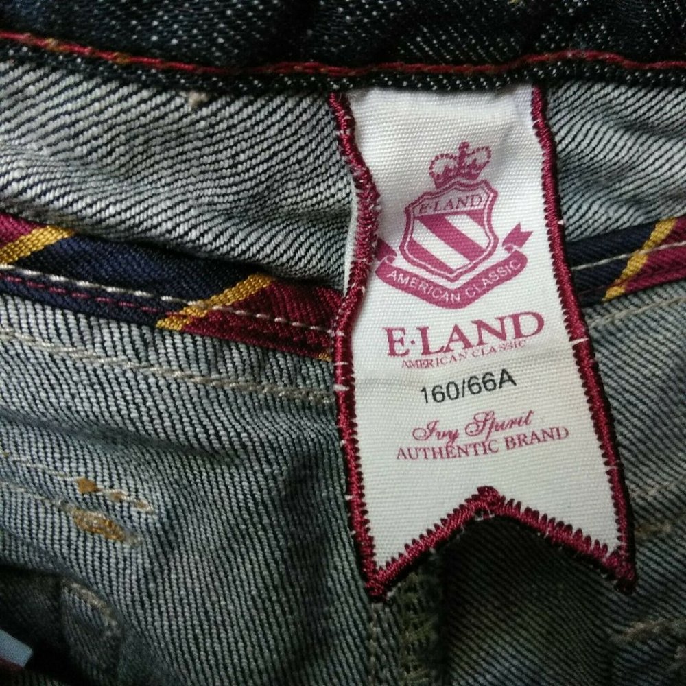 E-LAND Rugby Club Low Rise Slim BootCut Jeans - Picture 4 of 10